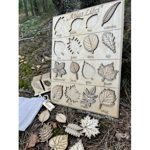 Drewniana układanka 